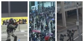 Poliția chineză a trecut la forță letală. Un protestatar a fost împușcat în piept proteste hong kong