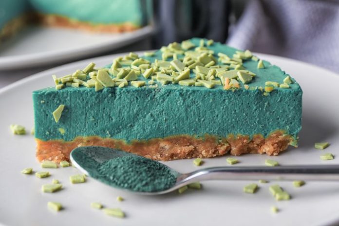 mini cheescake spirulina