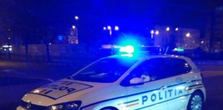 O fetiță de 11 ani a fost lovită pe trecerea de pietoni de o mașină de poliție FOTO: Poliția Română/Facebook