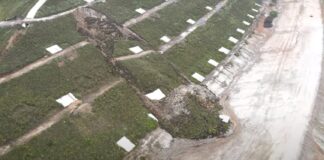 Alunecare spectaculoasă de teren pe A10, autostrada care ar fi trebuit să fie gata în urmă cu doi ani