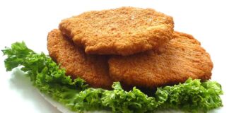 Calorii șnițel pui. Comparație cu șnițelul din curcan, de porc sau vegetal calorii șnițel pui