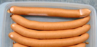 Calorii crenvurști pui: 5 sortimente. Comparație cu cei de curcan și de porc calorii crenvurști pui