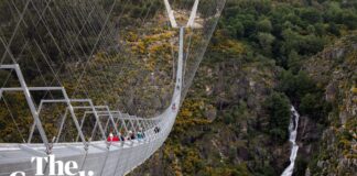 Cel mai lung pod pietonal suspendat din lume tocmai a fost terminat și arată uluitor | VIDEO