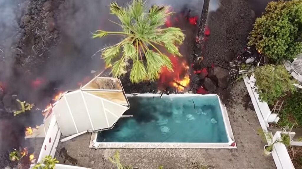 erupția spania la palma