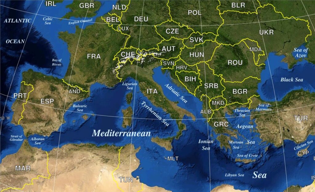 europa hartă
