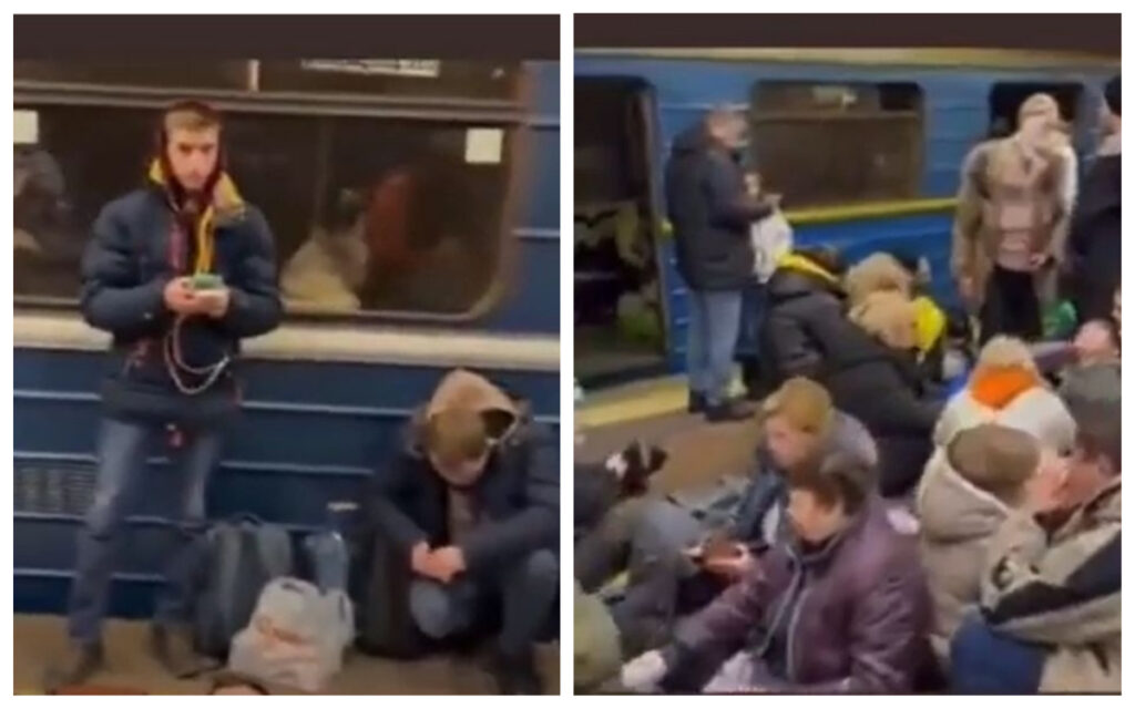 adăpost metrou ucraina