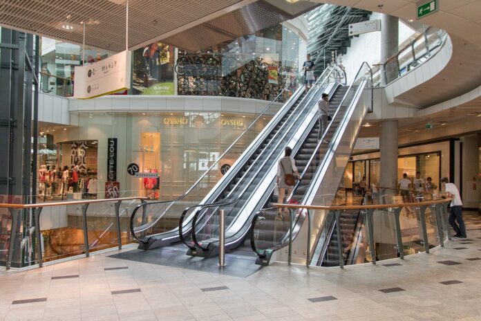 mall scări centru comercial