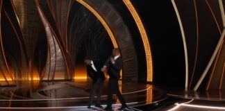 Lista completă a câștigătorilor premiilor Oscar 2022. Will Smith l-a pălmuit pe Chris Rock în timpul galei Will Smith și Chris Rock au fost protagoniștii unui moment controversat la Gala Premiilor Oscar 2022