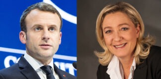 Alegeri prezidențiale în Franța. Emmanuel Macron a câștigat un nou mandat Emmanuel Macron și Marine Le Pen FOTO: Wikimedia Commosn