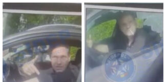 Un șofer a fugit de la locul accidentului și a amenințat un polițist. Acesta i-a spart geamul și l-a scos cu forța din mașină | VIDEO șofer