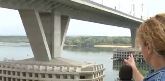 Dunărea a secat atât de mult încât se vede baza pilonilor de la Podul Prieteniei dunărea a secat calafat