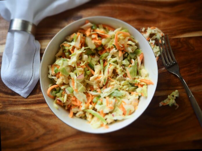 How many calories in coleslaw?