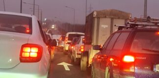 Trafic bară la bară pe abia inauguratul pasaj Domnești din București trafic pasajul domnești