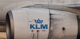Un avion ce zbura pe ruta Amsterdam – București, în pericol de a lua foc avion klm amsterdam bucurești