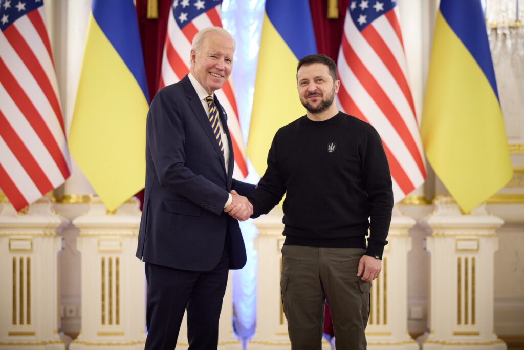 Joe Biden a făcut o vizită surpriză în Kiev