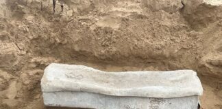 A fost descoperit un sarcofag din plumb din epoca romană, vechi de 2.000 de ani sarcofag