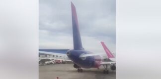 Două avioane ale Wizz Air s-au lovit pe un aeroport din România | VIDEO avioane