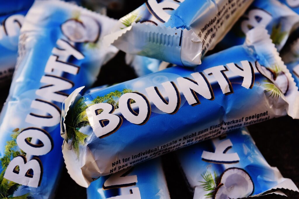 baton de ciocolată bounty