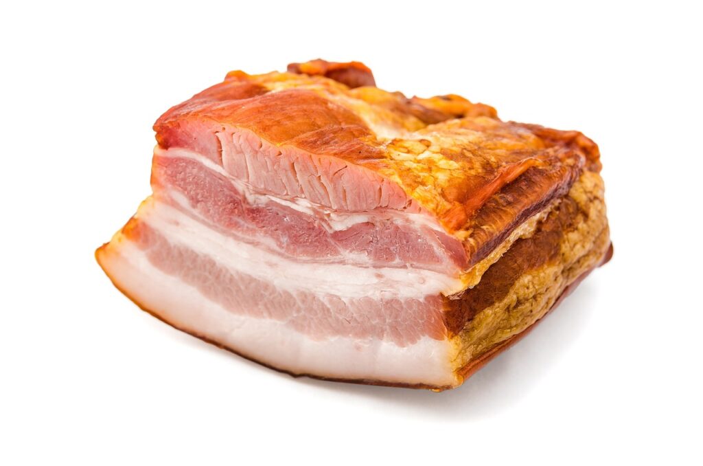 câte calorii are slănina de porc afumată de mangaliță