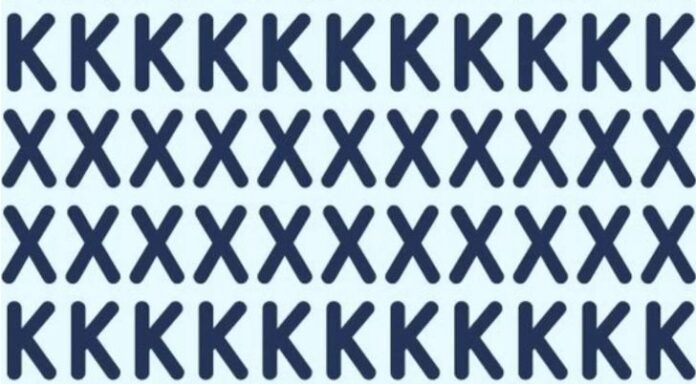 test de observație literele X și K