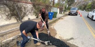 Arnold Schwarzenegger a reparat o groapă din cartierul său: „Mereu am zis: hai să nu ne plângem, ci să facem ceva” Arnold Schwarzenegger