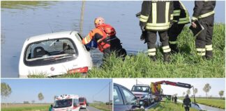 2 români, tată și fiu, eroi în Italia după ce au salvat o femeie ce căzuse cu mașina în apă mașină italia
