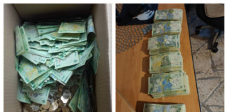 Un șofer de TIR din România a primit salariul în bancnote de 1 leu și monede de 50 de bani bani mărunți