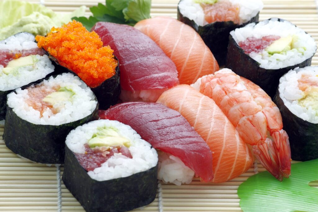 câte calorii are sushi