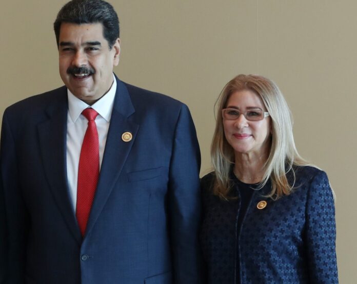 Nicolas Maduro, alături de soția sa FOTO: Wikimedia Commons