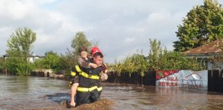 Cod roșu de inundații în trei județe inundații galați