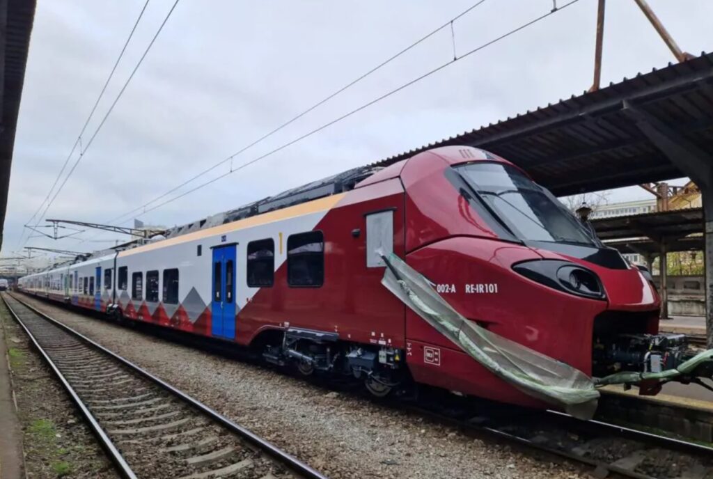 Foto: Facebook/ Ramele electrice Alstom Coradia Stream în România