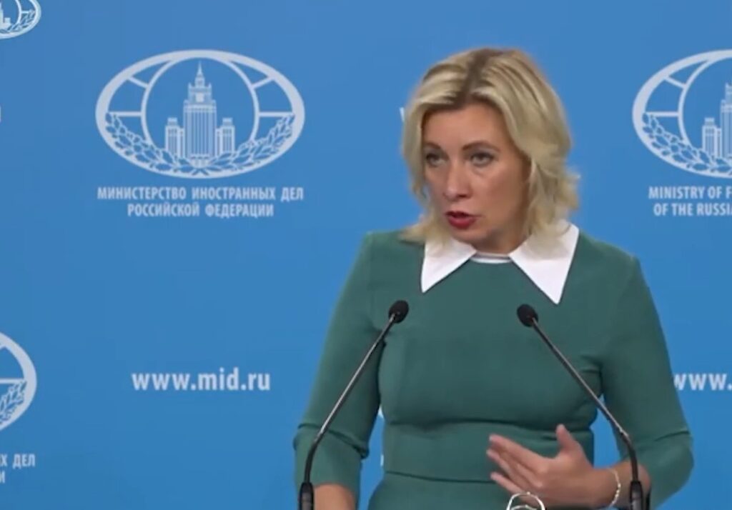 Purtătoarea de cuvânt a Ministerului de Externe rus, Maria Zaharova