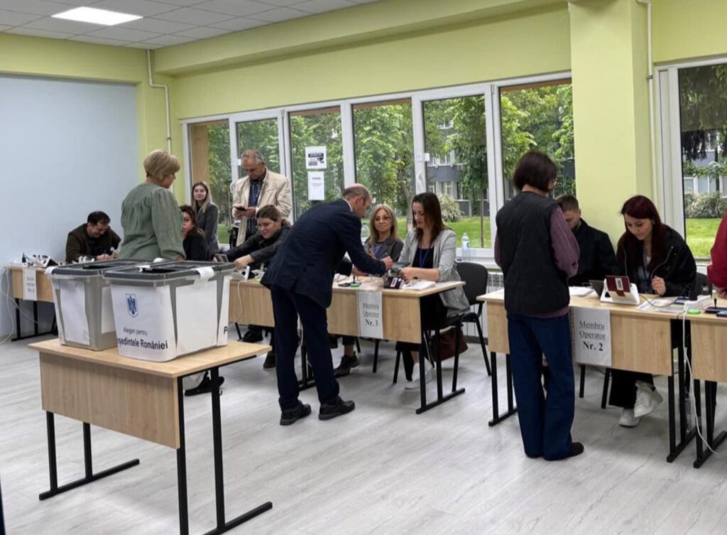 Secție de vot din Republica Moldova FOTO: MAE/Facebook
